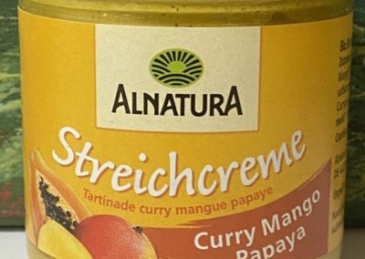 Streichcreme-Curry-Mango-Papaya