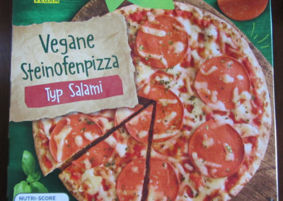 Vegane Steinofenpizza - Salami