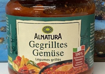 Tomatensauce-Gegrilltes Gemüse-Alnatura